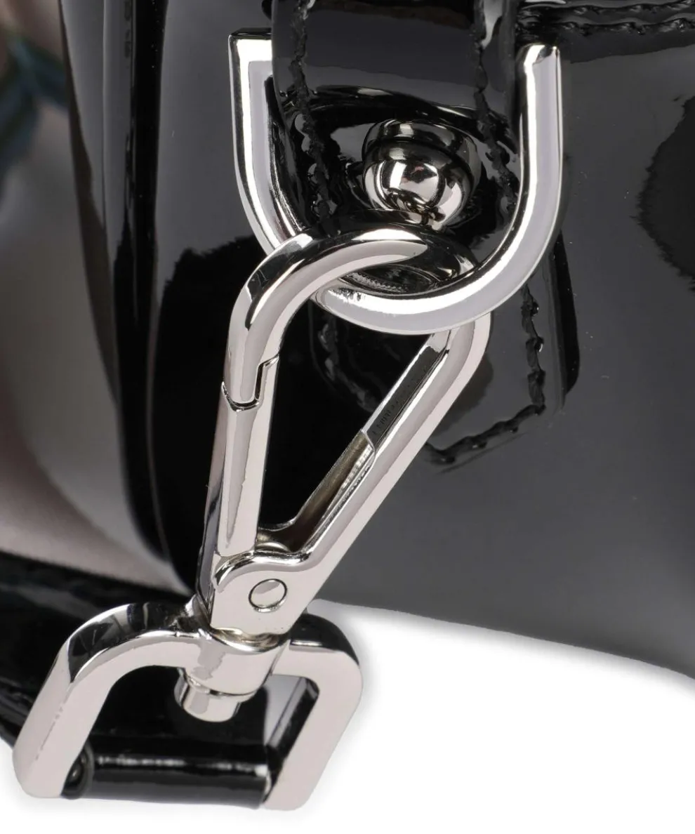 Firenze Vernis Umhängetasche Kunststoff schwarz