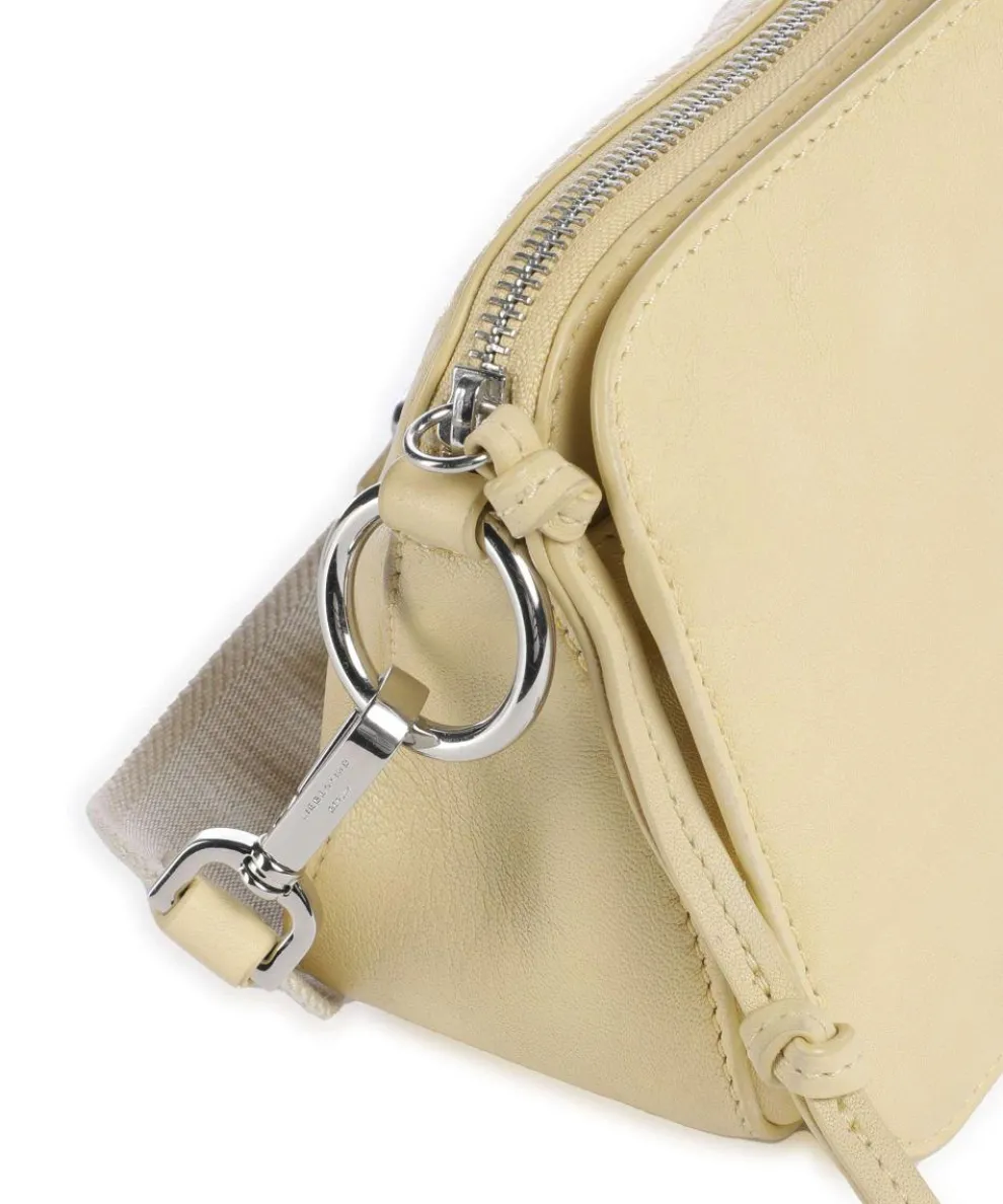 Clarice Sheep Natural Umhängetasche Schafsleder vanillegelb