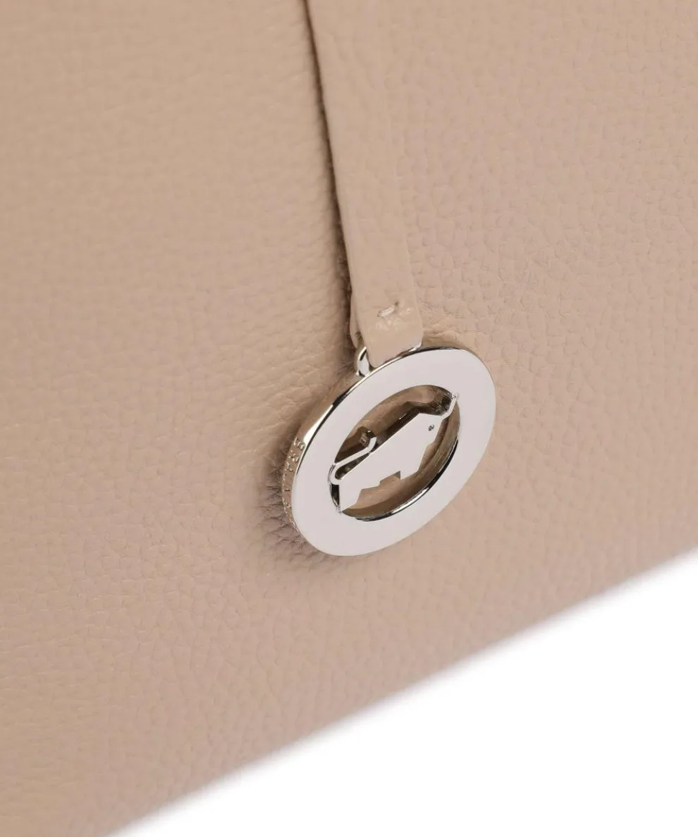 Hanna Shopper genarbtes Leder beige