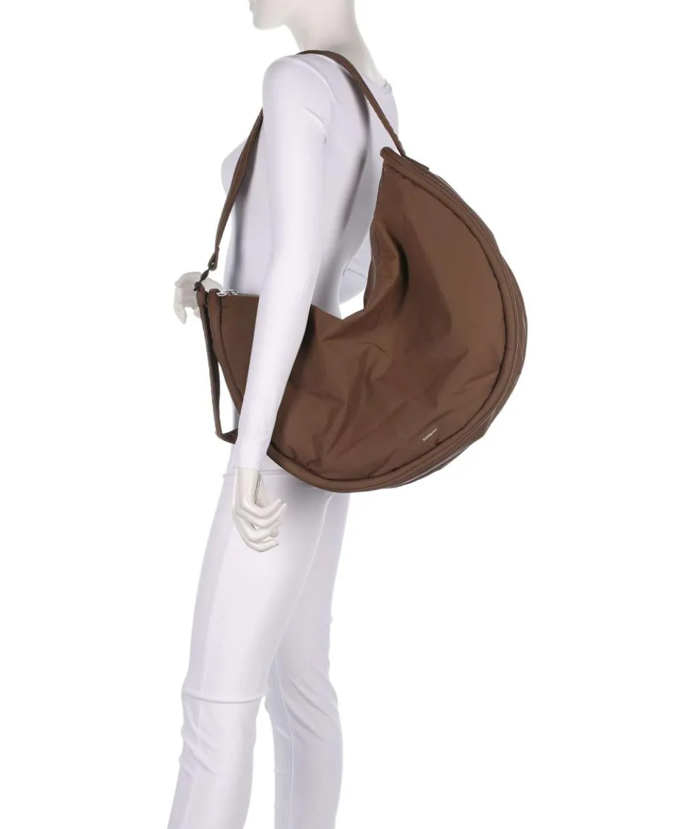 Curve L Beuteltasche recyceltes Nylon braun