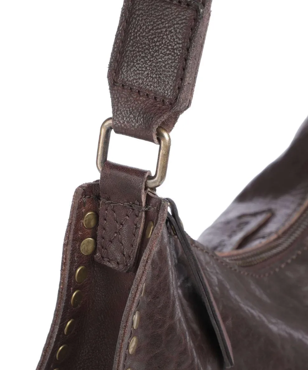 Rocking Rodeo Beuteltasche Kalbsleder dunkelbraun