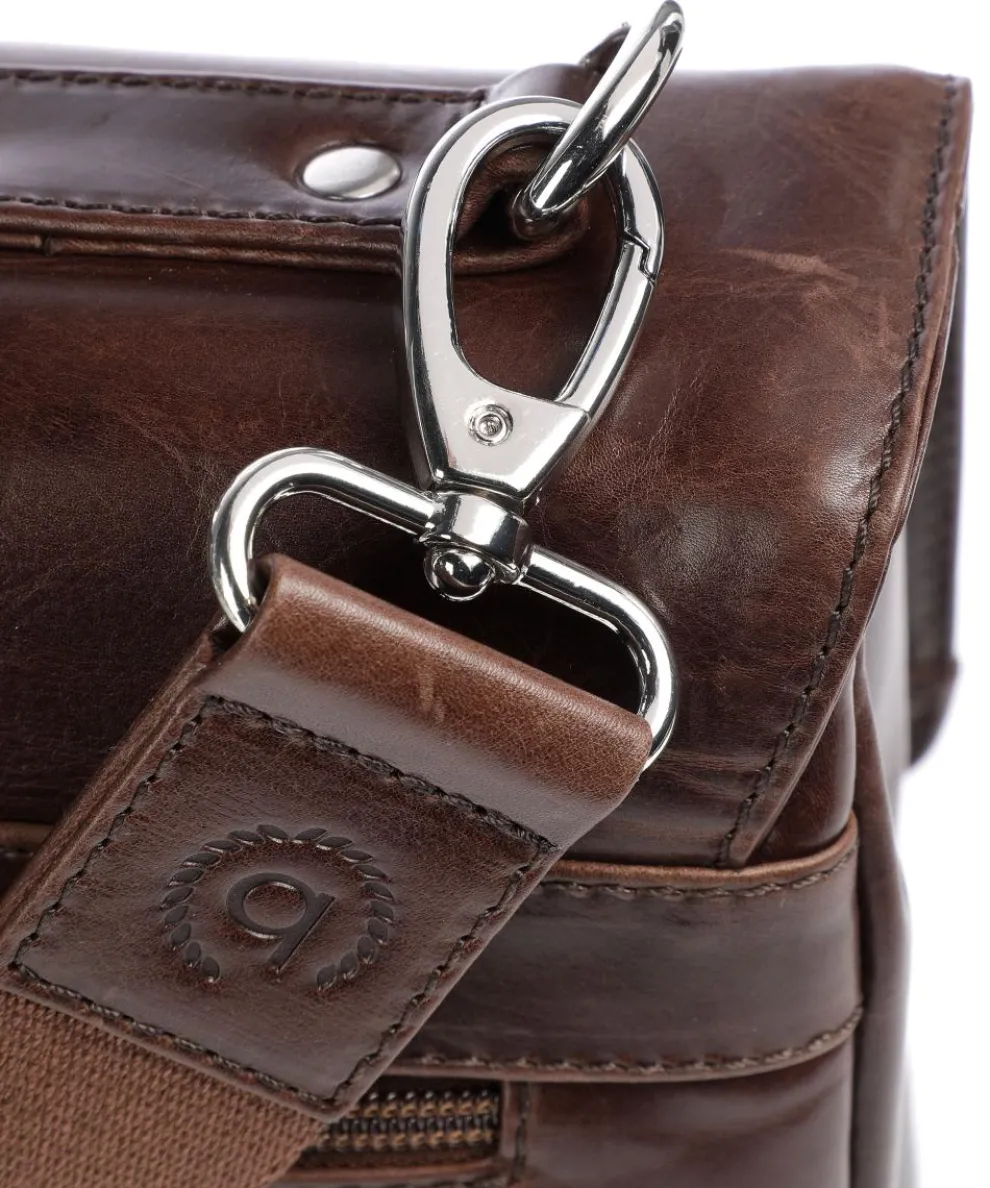 Romano Aktentasche 15″ Pull-Up Rindsleder dunkelbraun