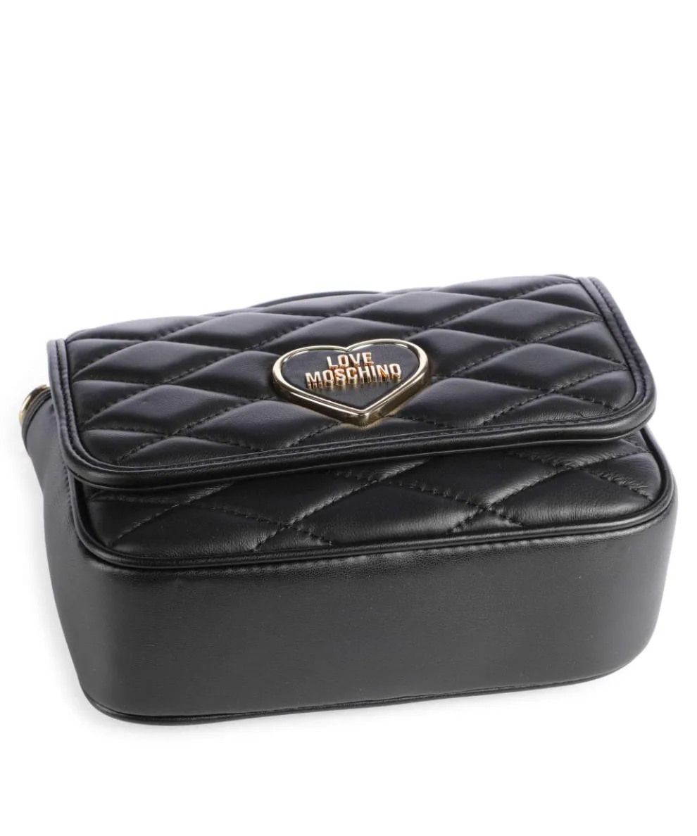 Romantic Umhängetasche Lederimitat schwarz