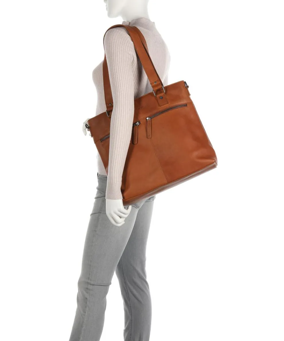 Rome Shopper 13″ Pull-Up Rindsleder cognac