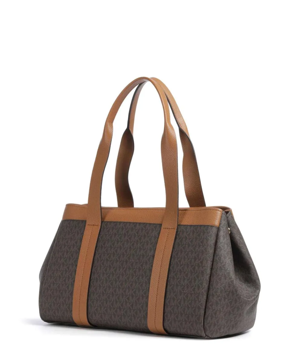 Romee Large Shopper Lederimitat braun