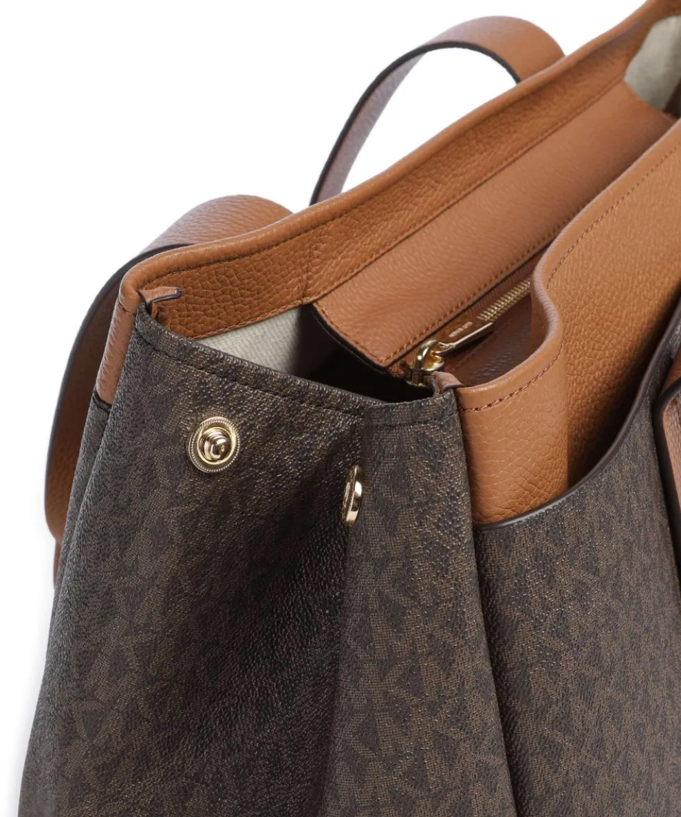 Romee Large Shopper Lederimitat braun