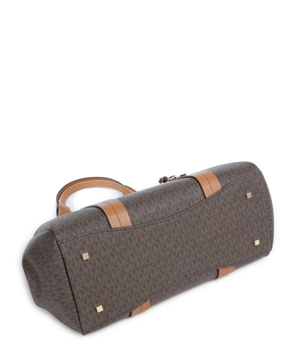 Romee Large Shopper Lederimitat braun