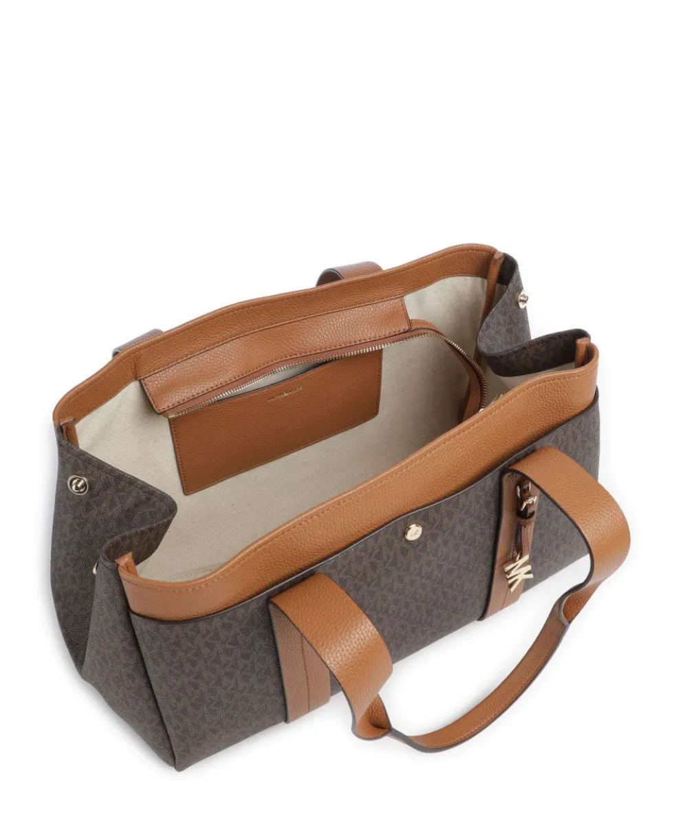 Romee Large Shopper Lederimitat braun