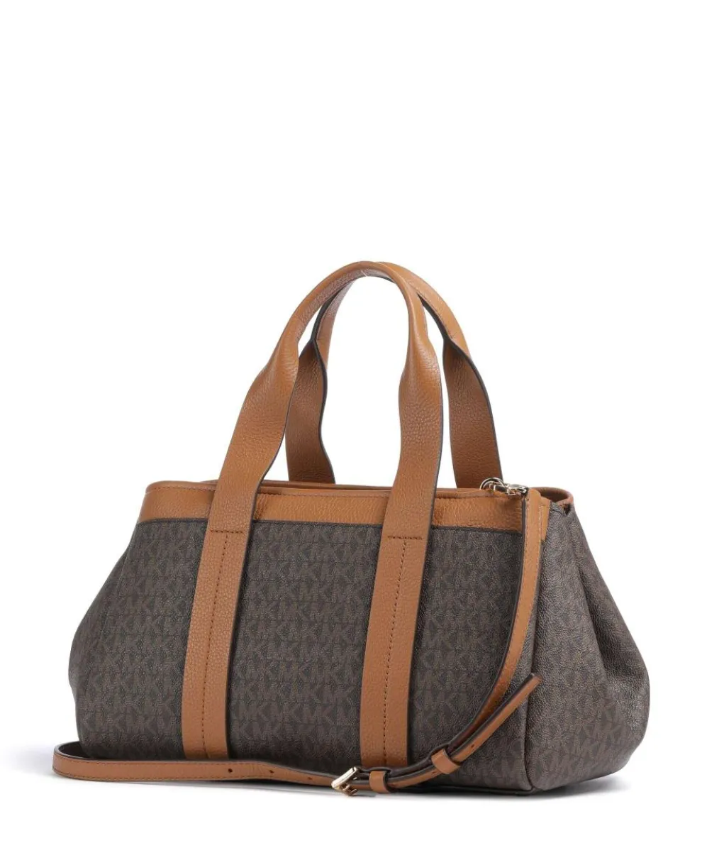 Romee Small Handtasche Lederimitat dunkelbraun