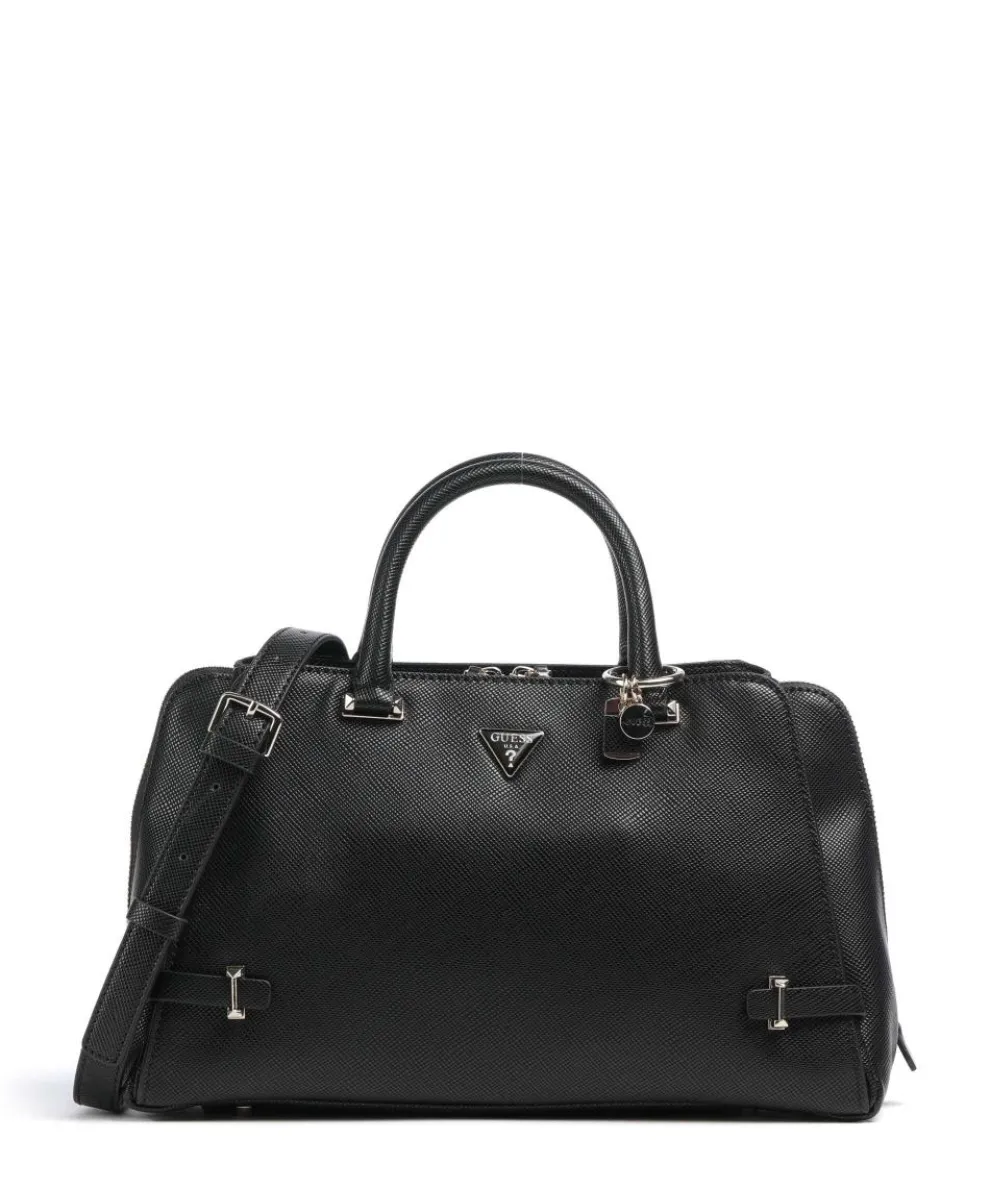 Rosalba Handtasche Lederimitat schwarz
