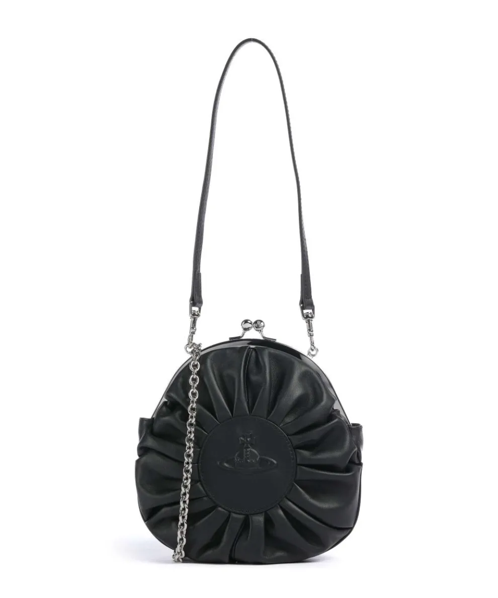 Rosie Frame Nappa Umhängetasche Nappaleder schwarz