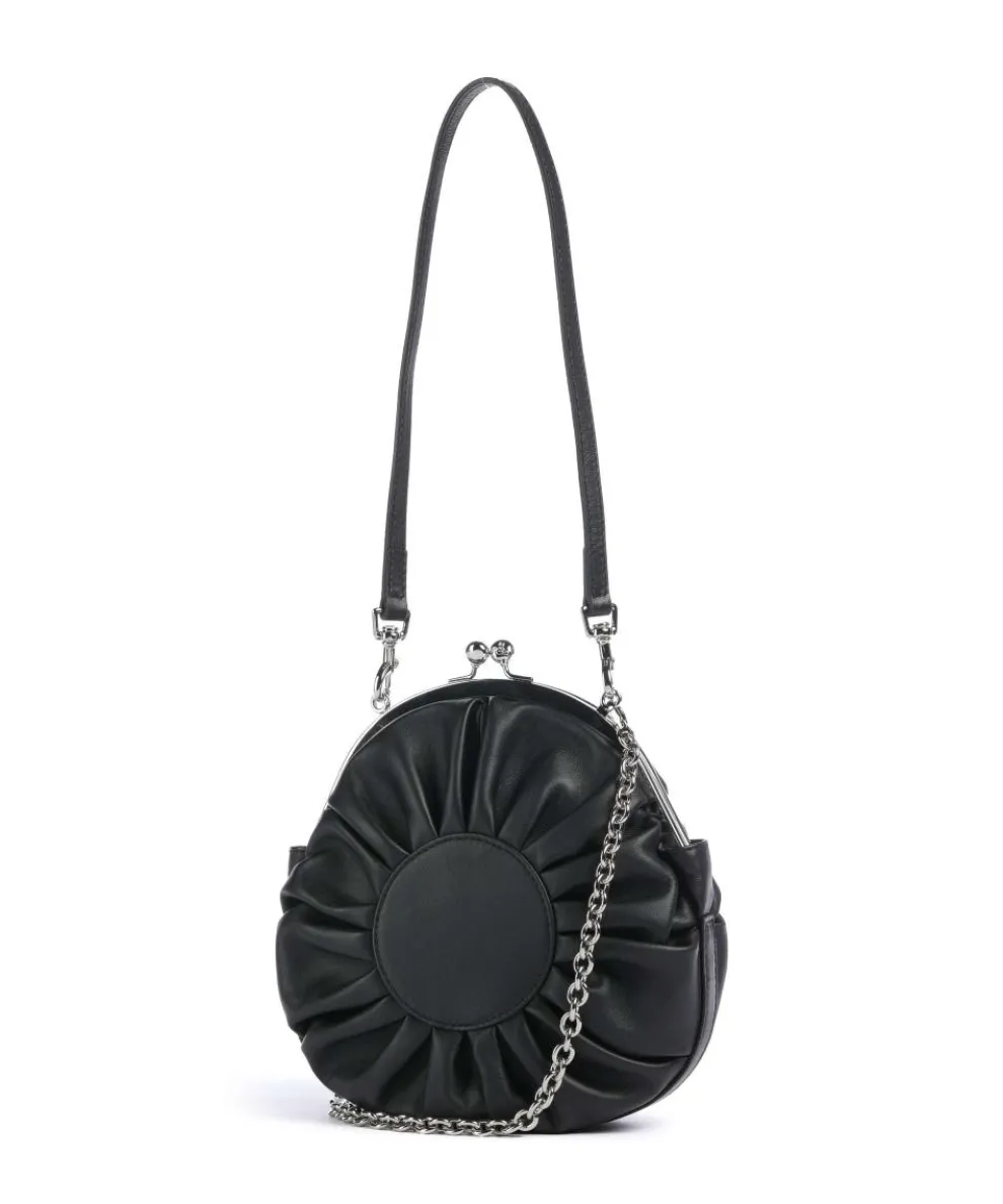 Rosie Frame Nappa Umhängetasche Nappaleder schwarz