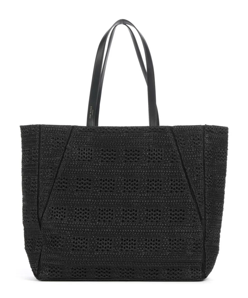 Periiee Shopper Bast schwarz