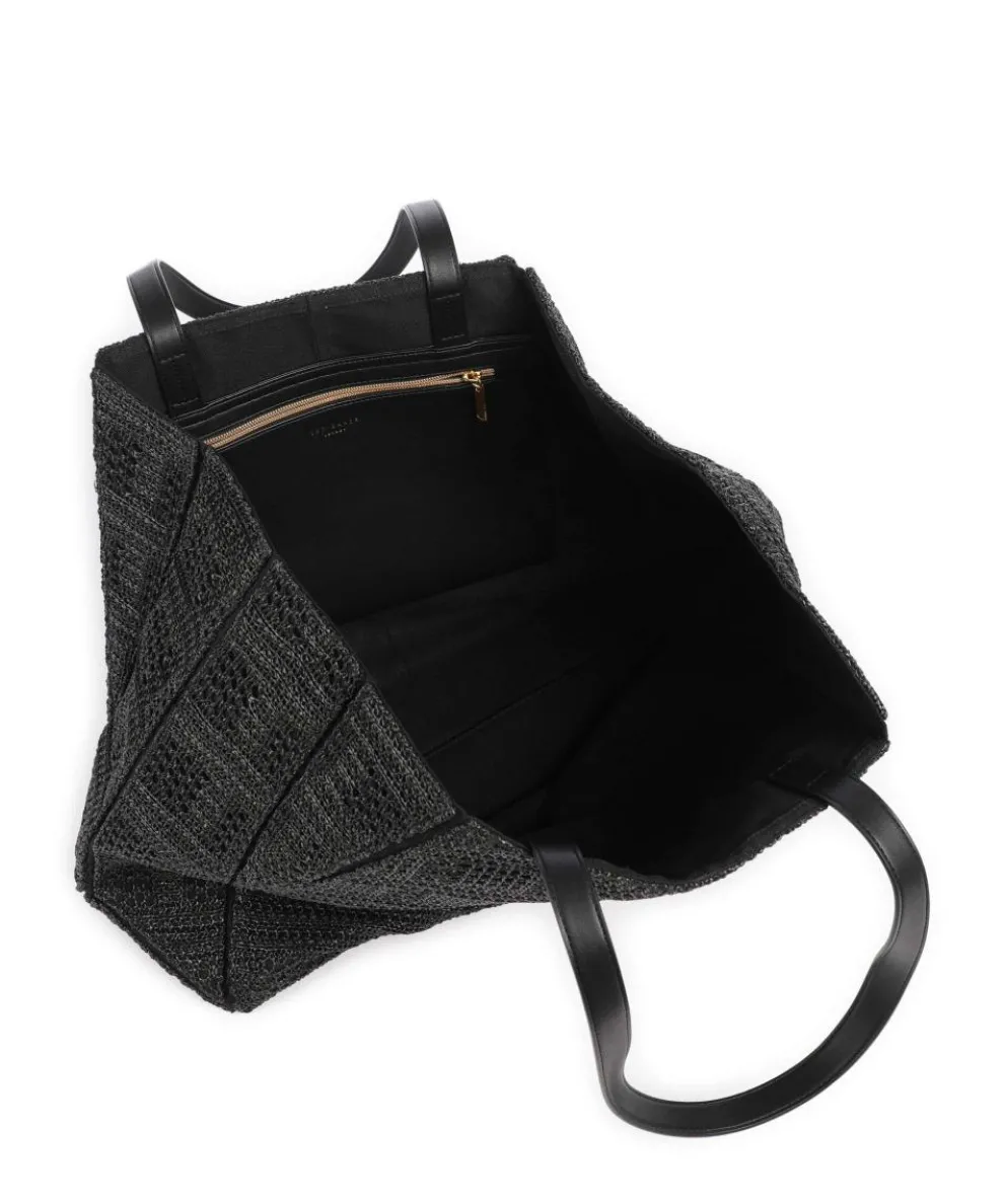 Periiee Shopper Bast schwarz