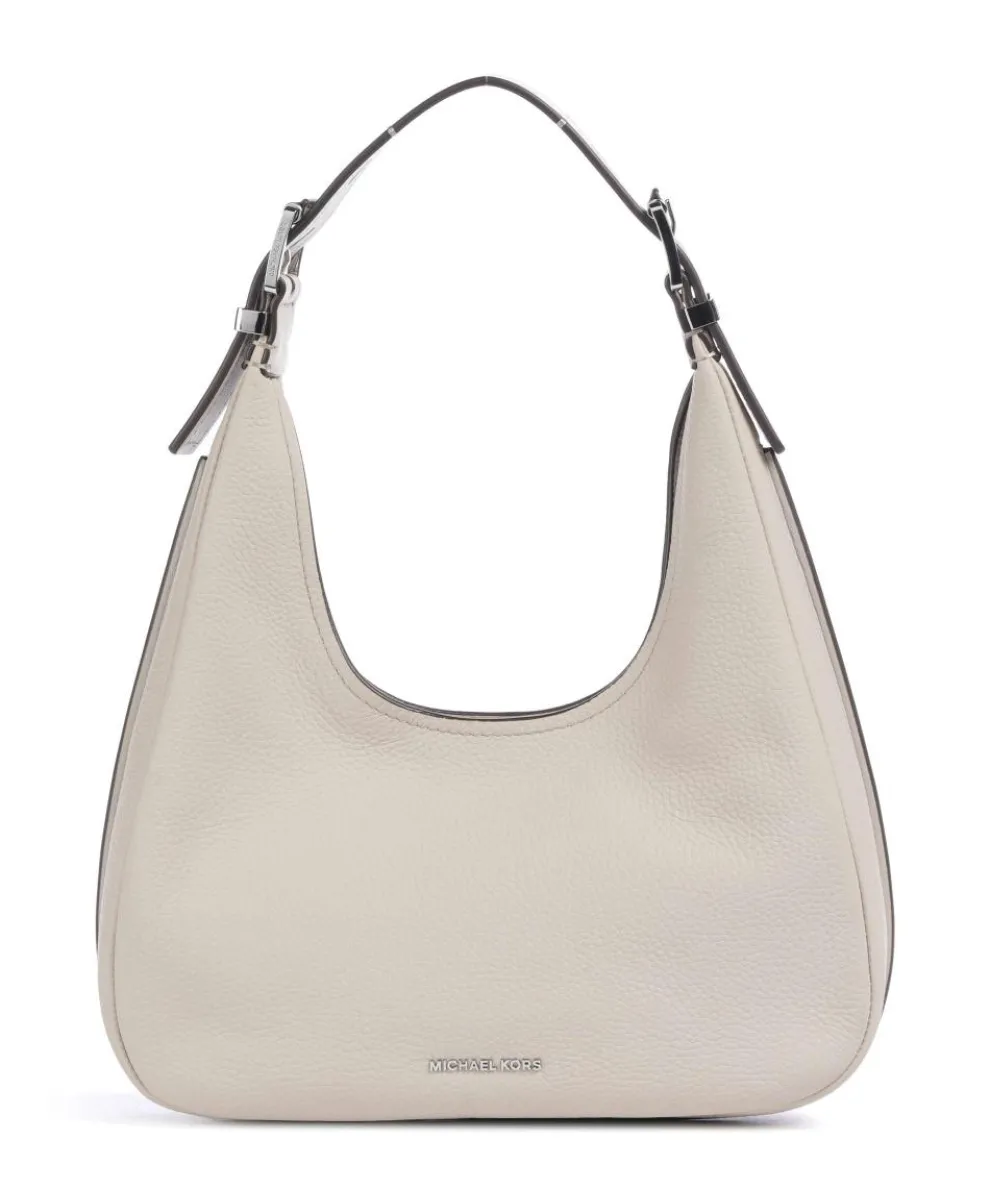 Nolita Beuteltasche genarbtes Rindsleder beige