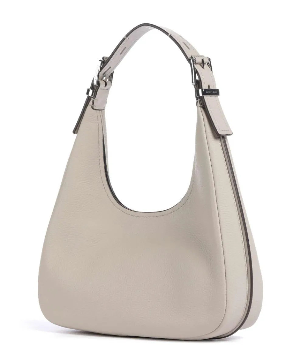 Nolita Beuteltasche genarbtes Rindsleder beige