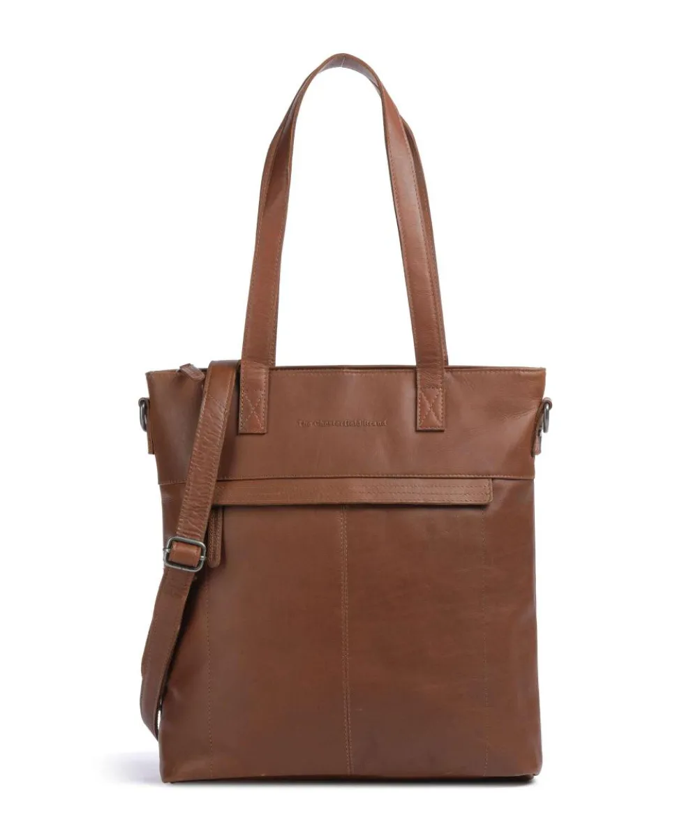 Cow Wax Pull Up Nunavik Shopper 15″ Rindsleder cognac