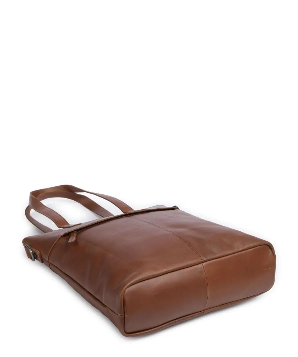 Cow Wax Pull Up Nunavik Shopper 15″ Rindsleder cognac