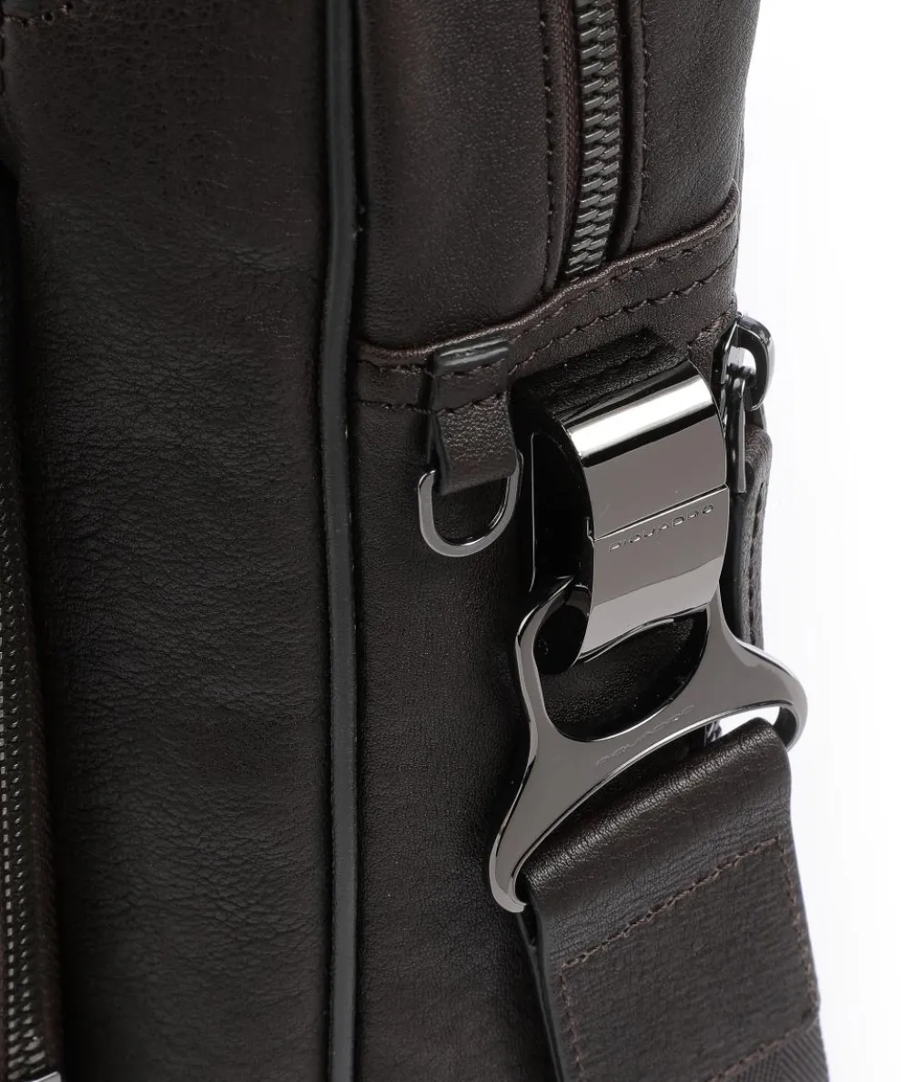 Black Square Aktentasche 15″ fein genarbtes Rindsleder dunkelbraun