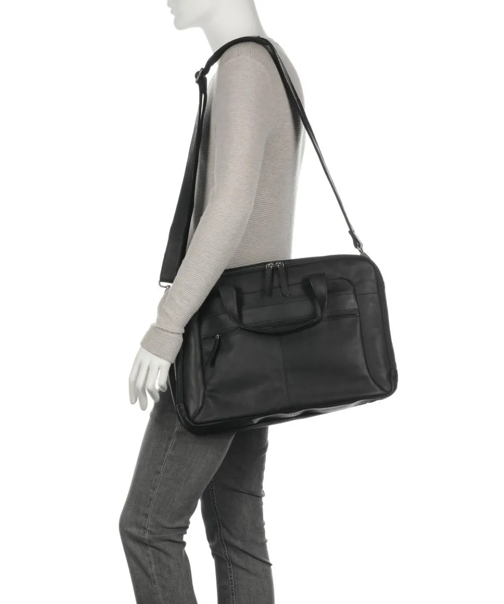 Ryan Aktentasche 17″ Pull-Up Rindsleder schwarz