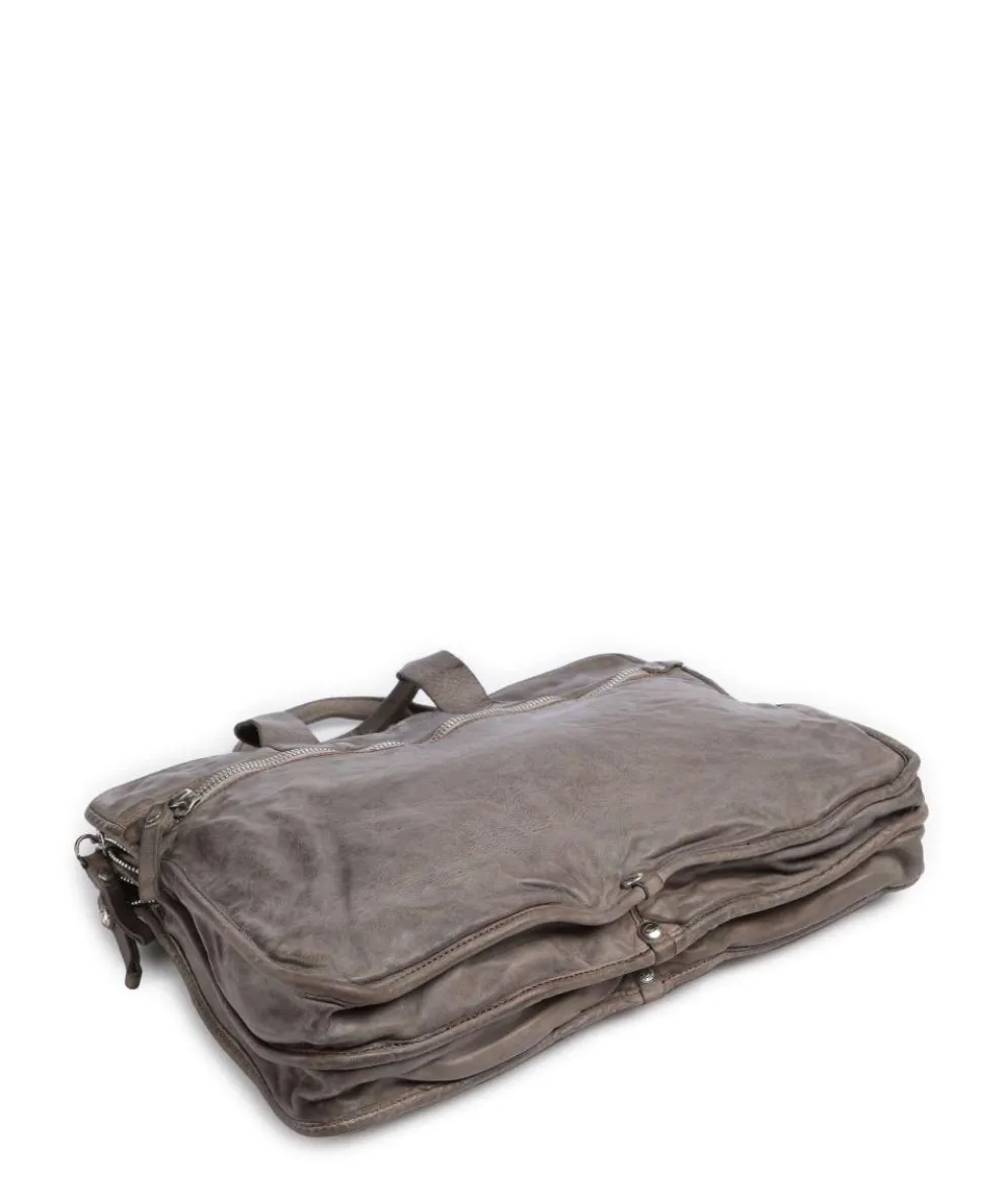 Aktentasche fein genarbtes Rindsleder stein