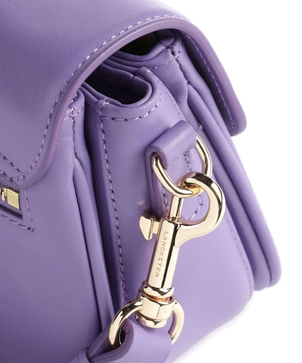 Donna Fia Umhängetasche fein genarbtes Rindsleder violett