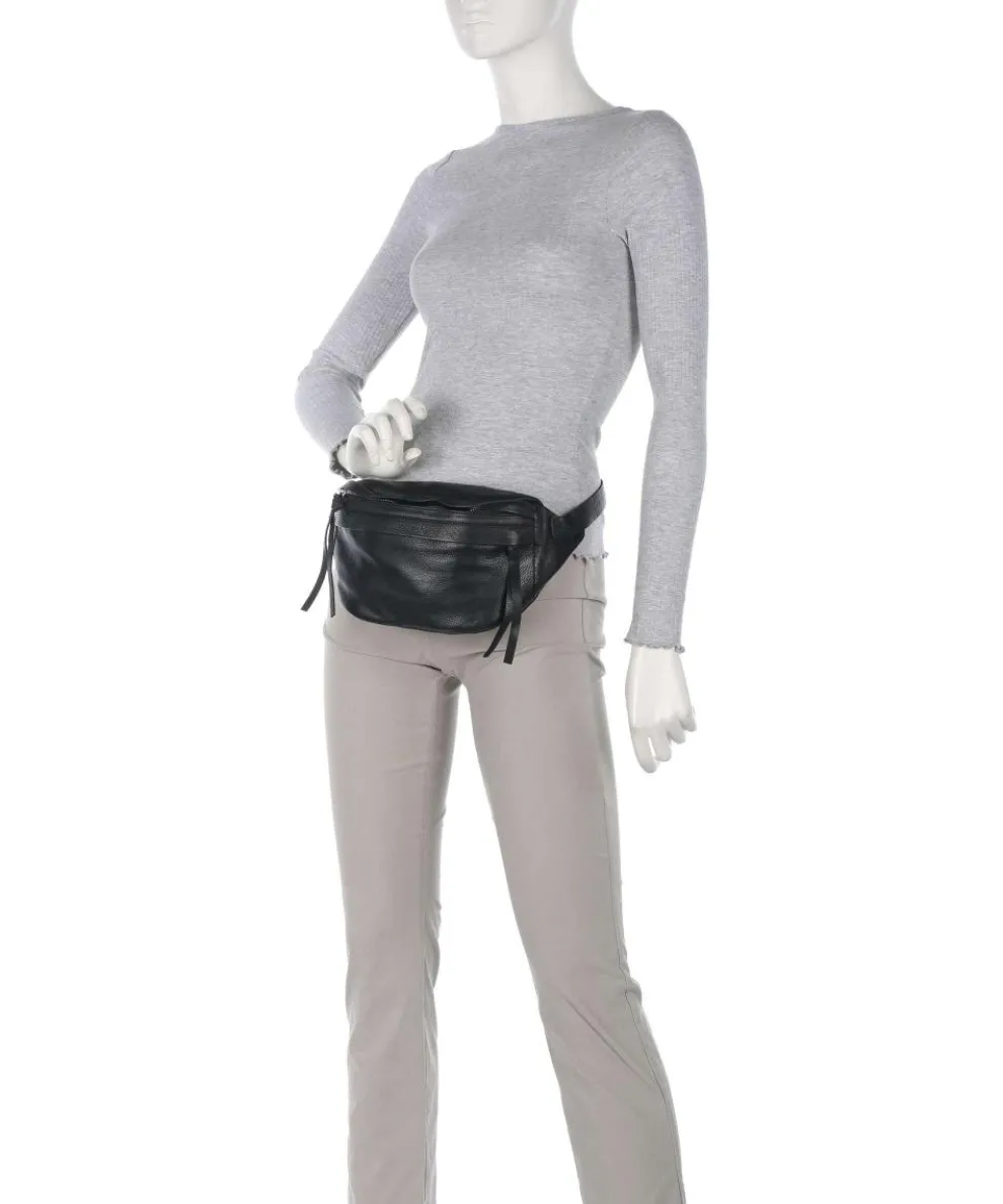 Raven Novus Gürteltasche Büffelleder schwarz