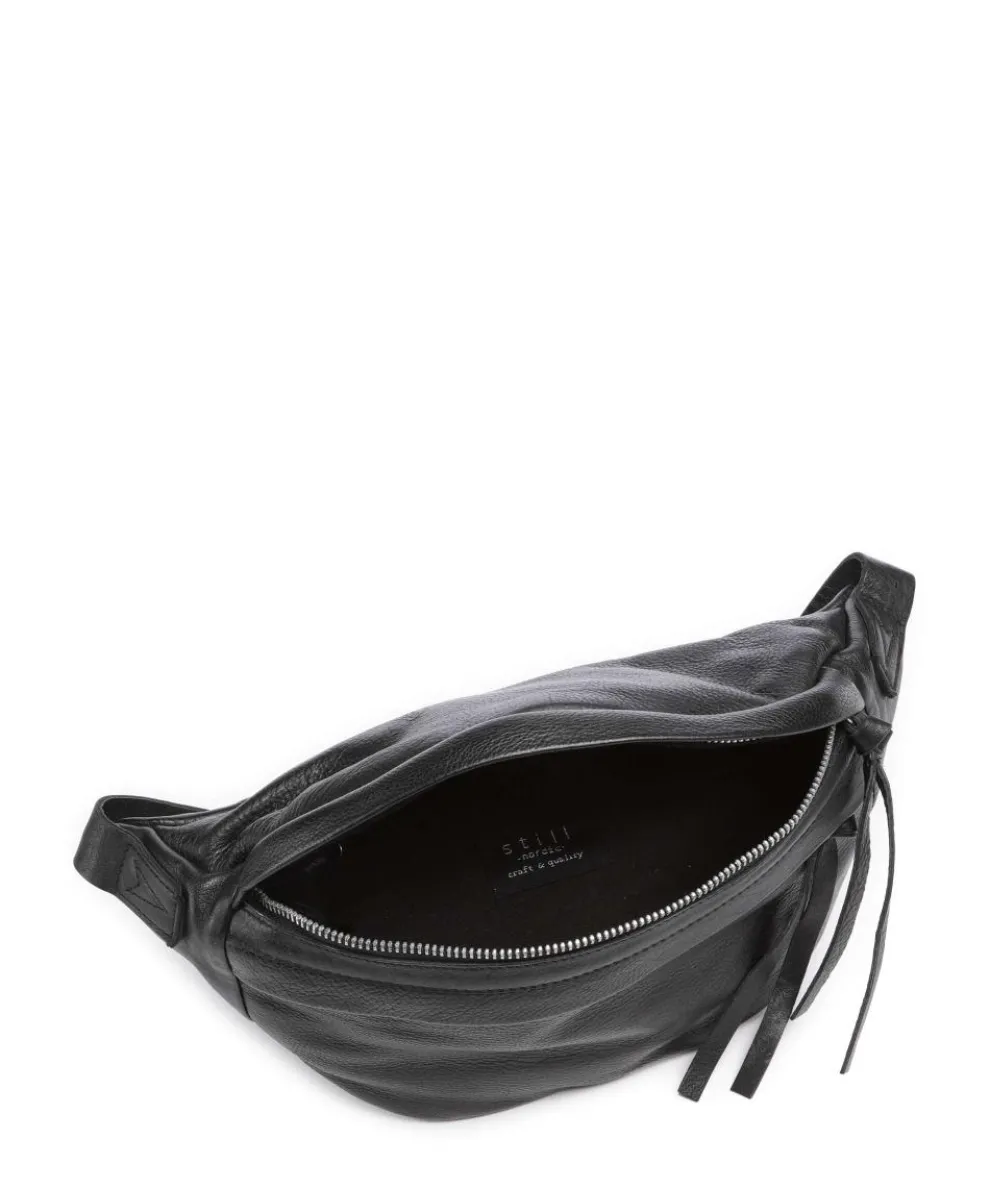 Raven Novus Gürteltasche Büffelleder schwarz