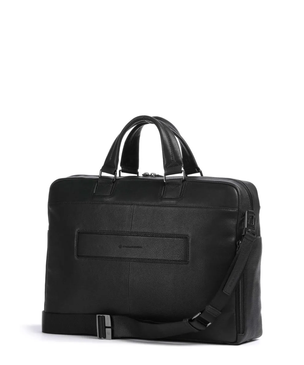 S134 Aktentasche 15″ genarbtes Rindsleder schwarz