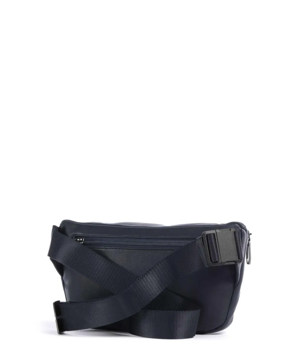 S134 Gürteltasche genarbtes Rindsleder navy