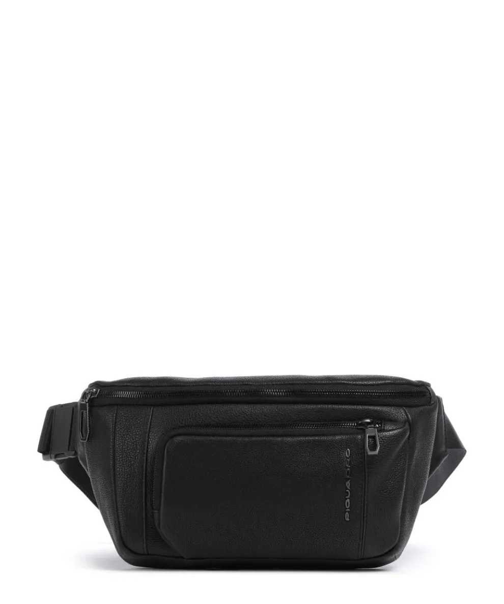 S134 Gürteltasche genarbtes Rindsleder schwarz