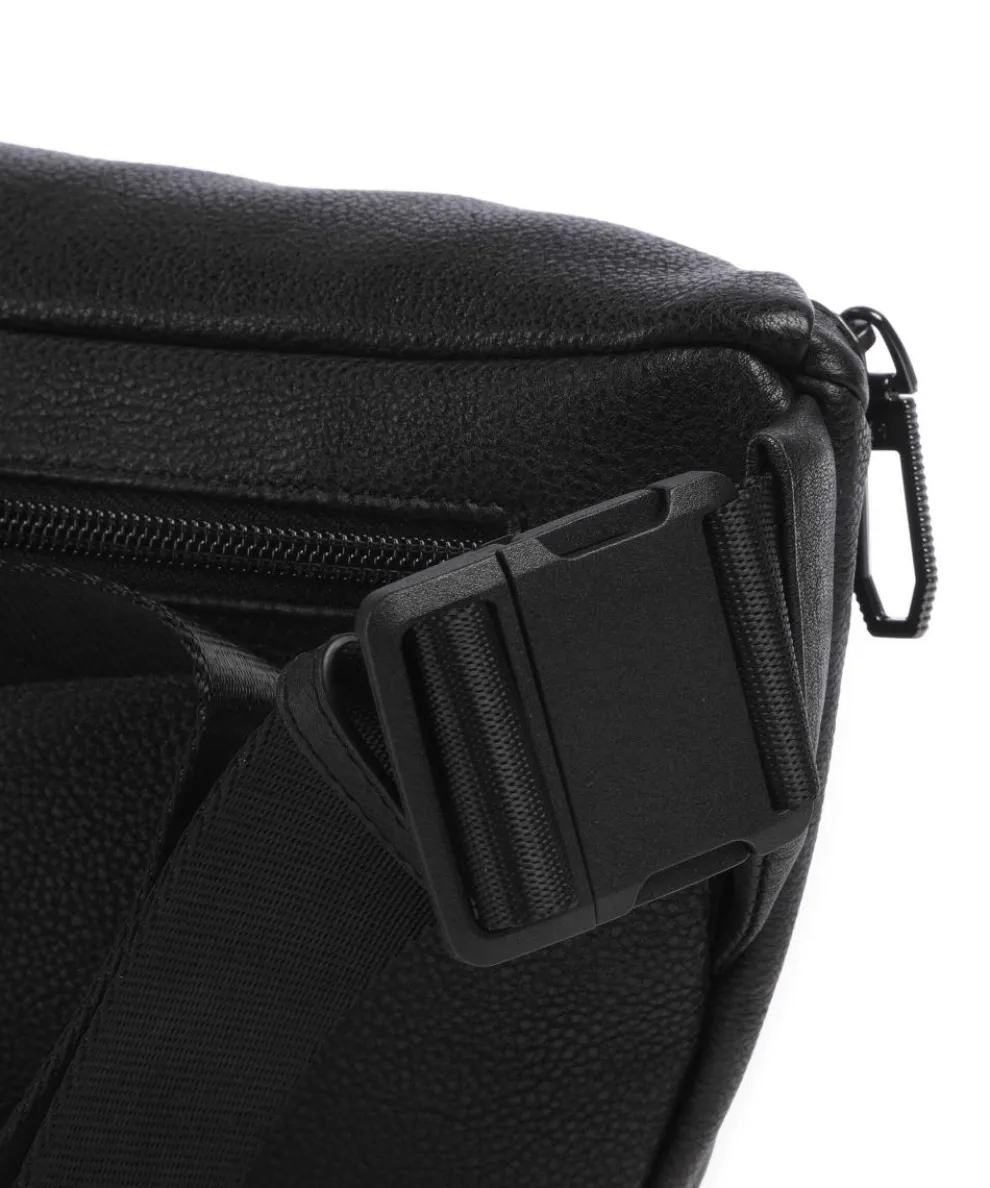 S134 Gürteltasche genarbtes Rindsleder schwarz