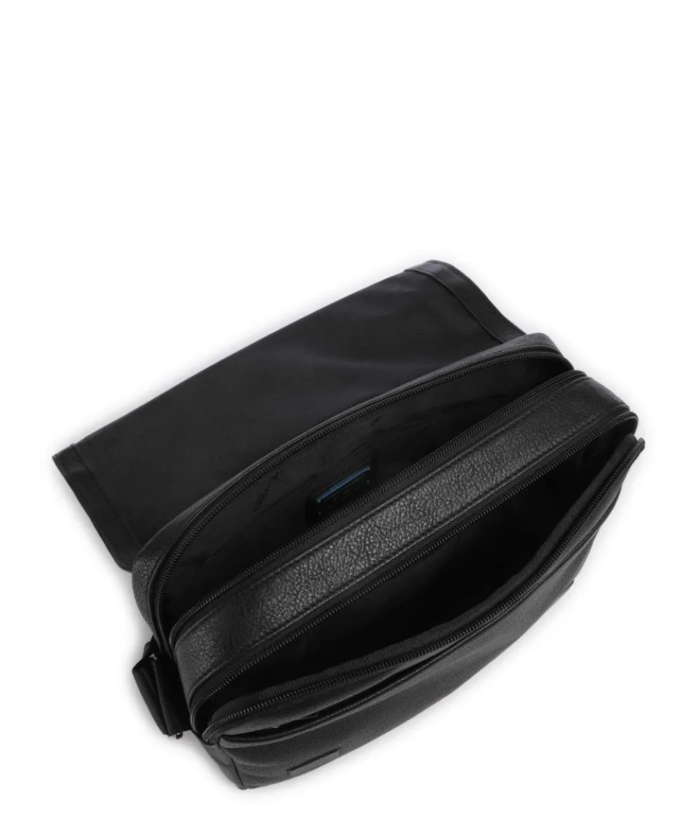 S134 Kuriertasche genarbtes Rindsleder schwarz