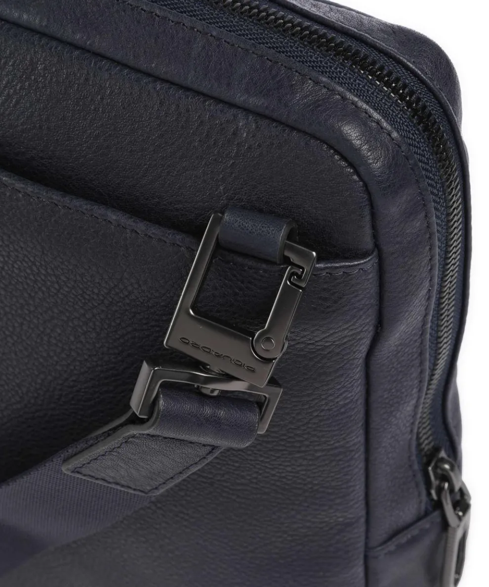 S134 Umhängetasche genarbtes Rindsleder navy