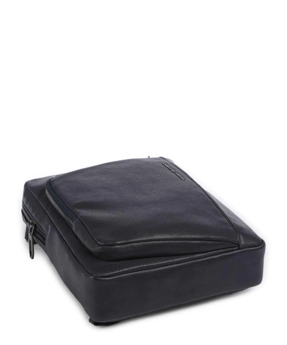 S134 Umhängetasche genarbtes Rindsleder navy