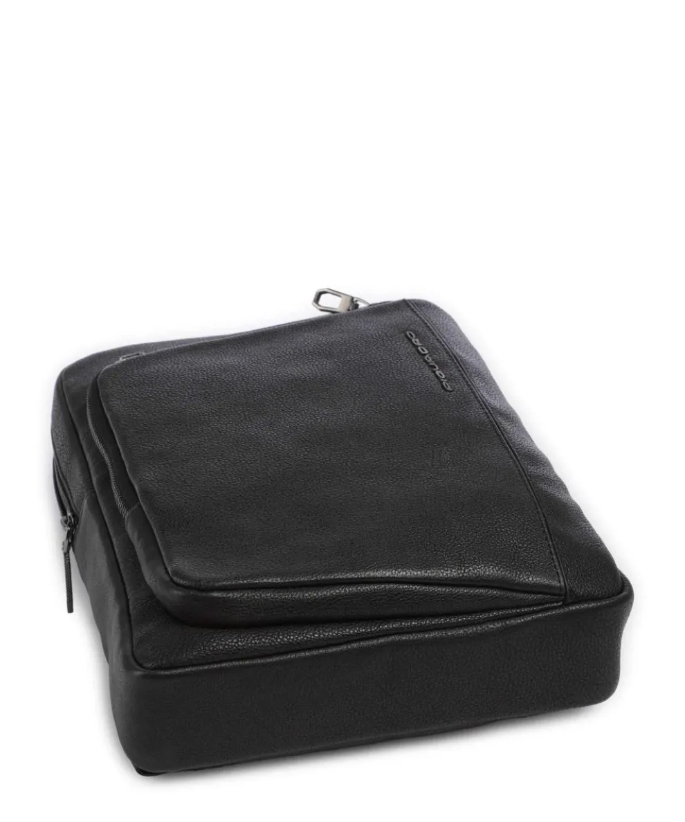 S134 Umhängetasche genarbtes Rindsleder schwarz