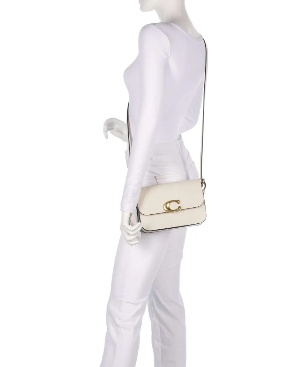 Sage Schultertasche fein genarbtes Rindsleder elfenbein