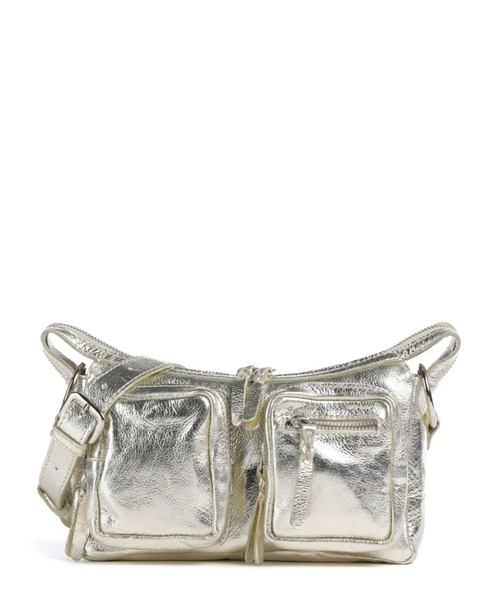 Salvatorgasse 4 Schultertasche genarbtes Rindsleder gold