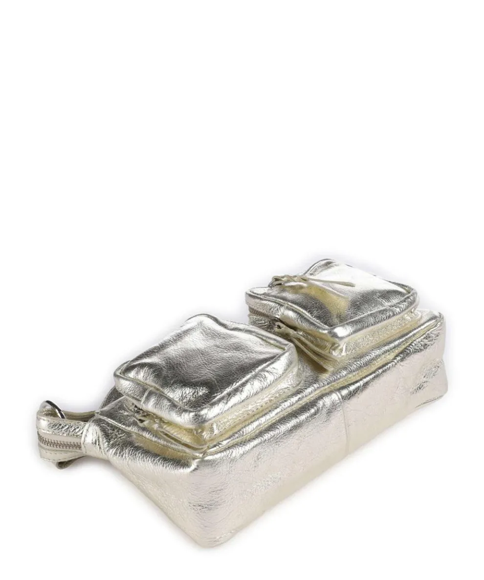 Salvatorgasse 4 Schultertasche genarbtes Rindsleder gold