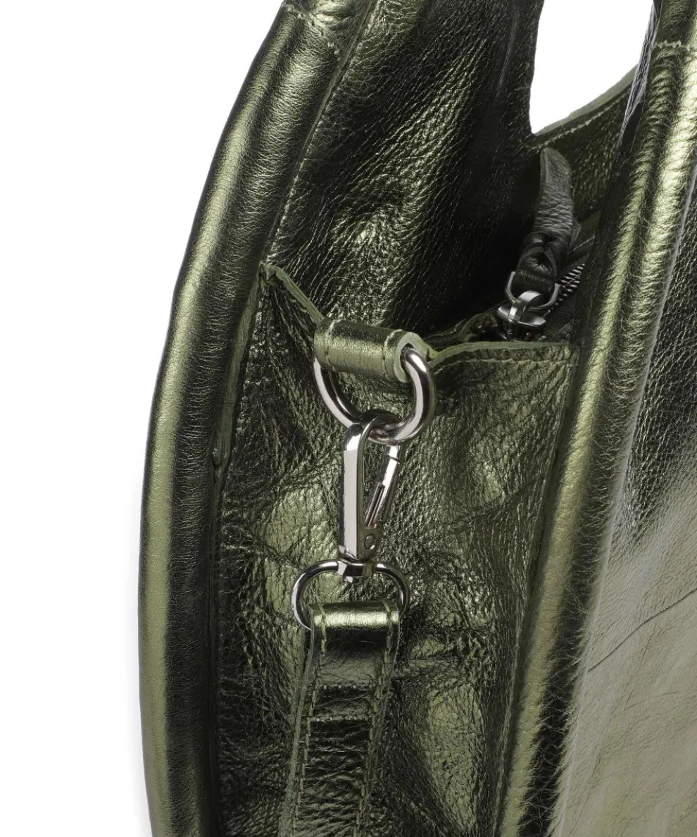 Salvatorgasse 5 Shopper genarbtes Rindsleder dunkelgrün