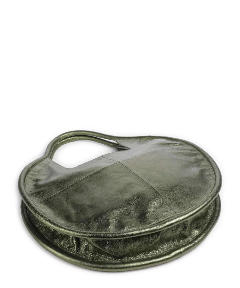 Salvatorgasse 5 Shopper genarbtes Rindsleder dunkelgrün