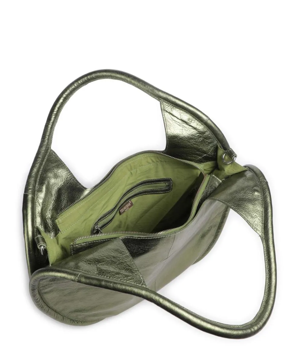 Salvatorgasse 5 Shopper genarbtes Rindsleder dunkelgrün