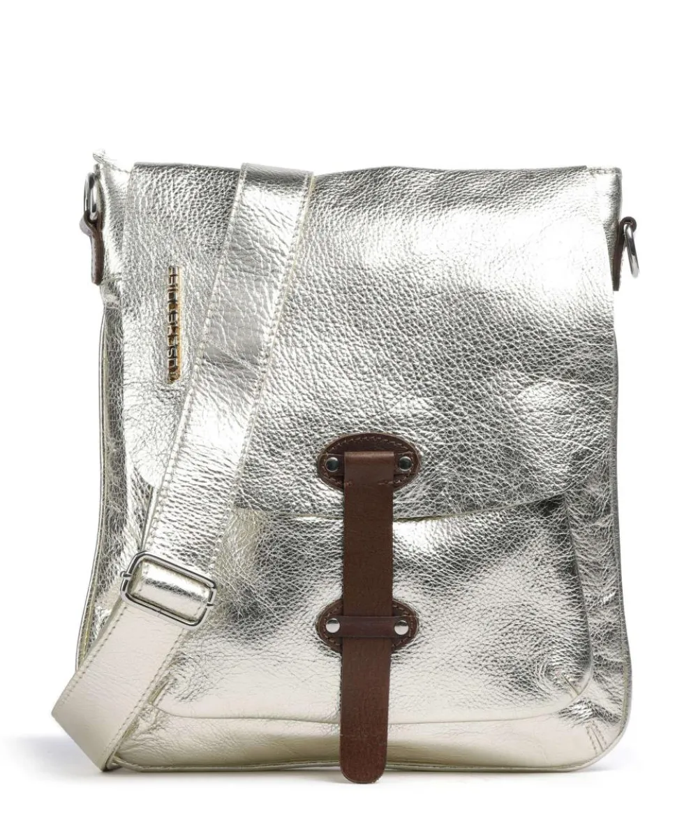 Salvatorgasse 2 Umhängetasche genarbtes Rindsleder gold