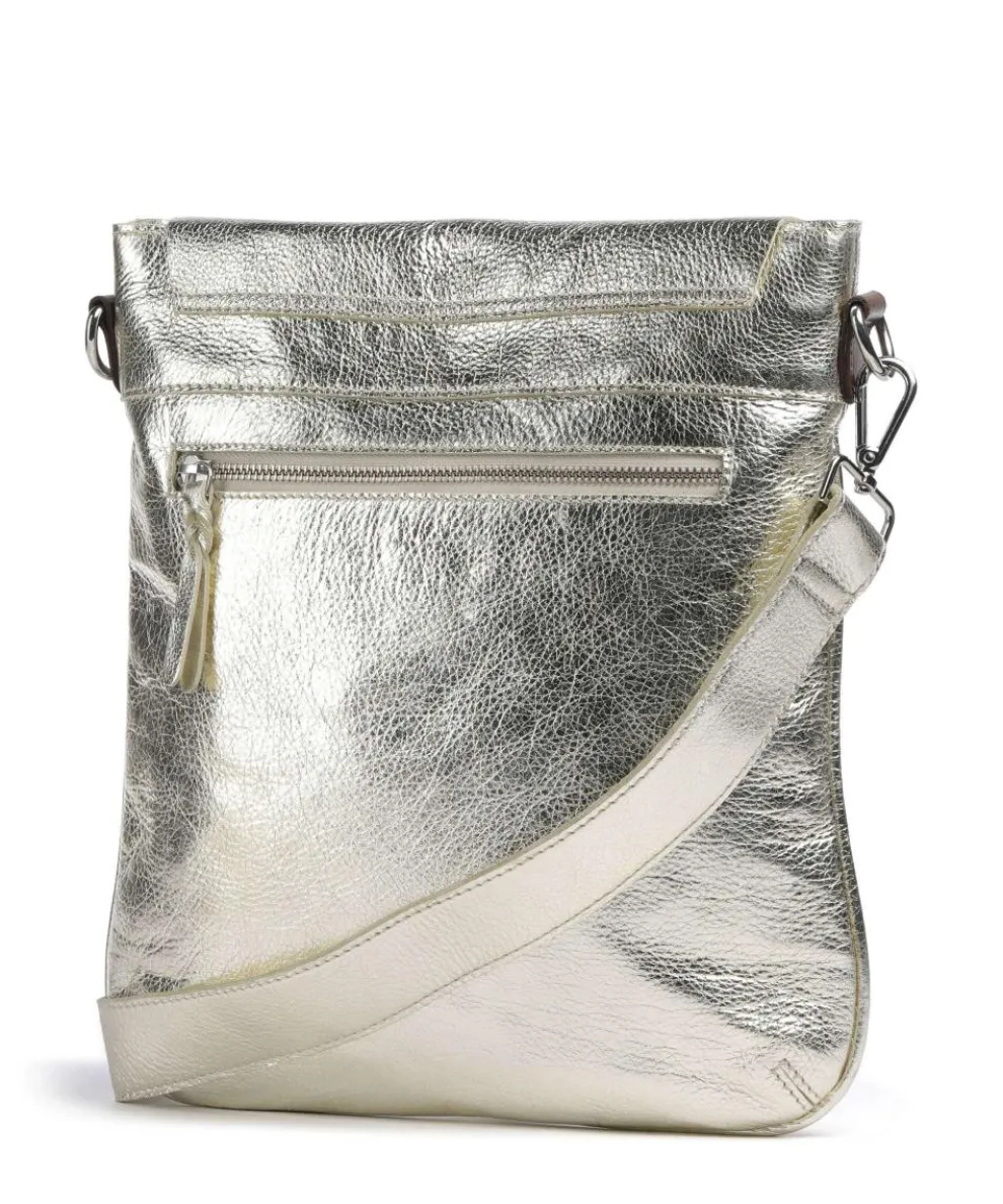 Salvatorgasse 2 Umhängetasche genarbtes Rindsleder gold