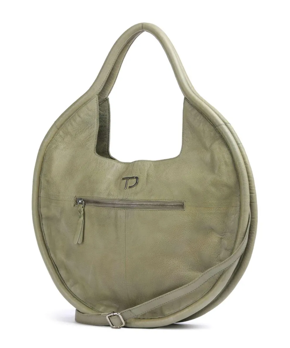 Salvatorianerplatz 5 Shopper genarbtes Rindsleder grün