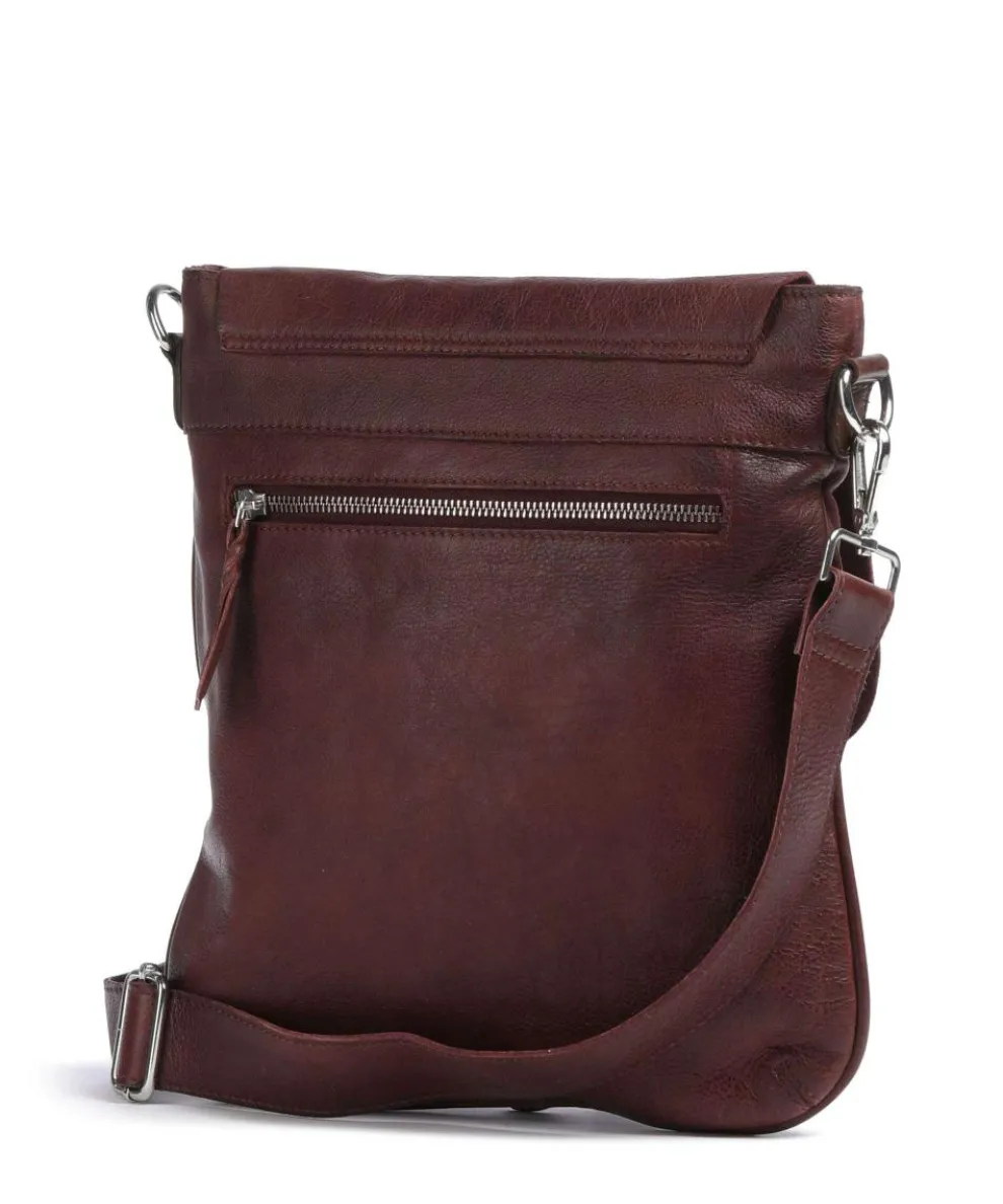 Salvatorianerplatz 2 Umhängetasche genarbtes Rindsleder dunkelbraun