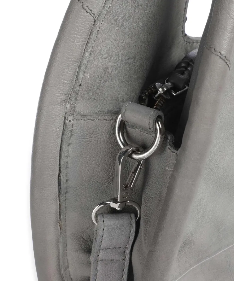 Salvatorianerplatz 5 Shopper genarbtes Rindsleder grau