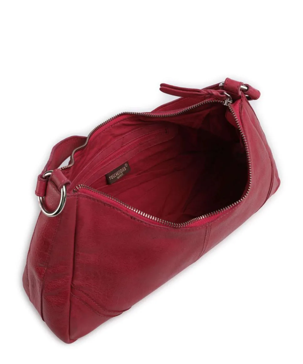Salvatorianerplatz 3 Schultertasche genarbtes Rindsleder pink
