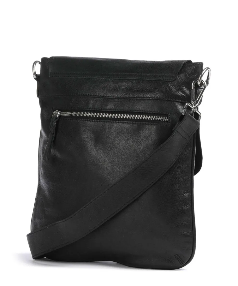 Salvatorianerplatz 2 Umhängetasche genarbtes Rindsleder schwarz