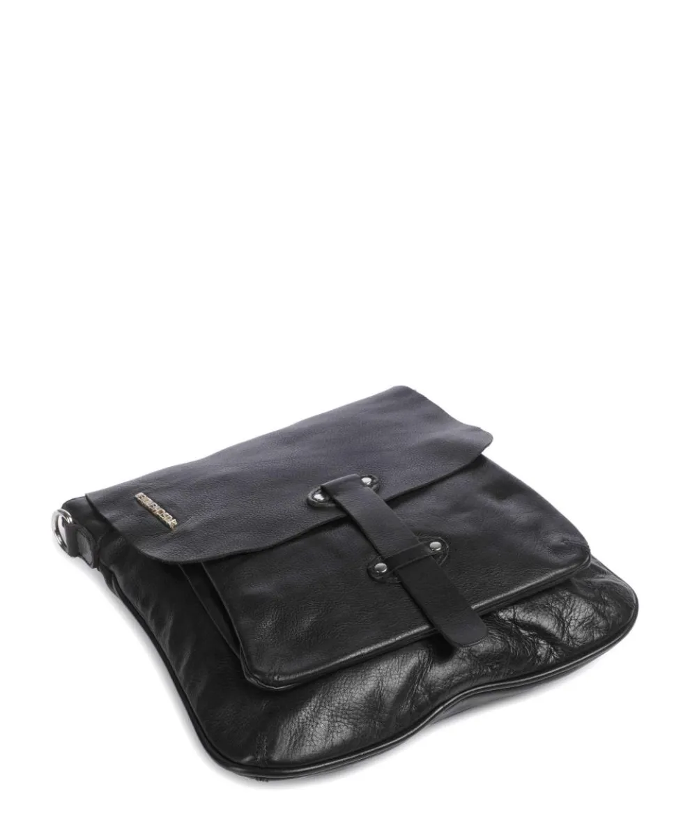 Salvatorianerplatz 2 Umhängetasche genarbtes Rindsleder schwarz